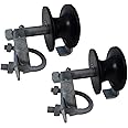 Jake Sales Chain Link Nylon Rolling GATE Track Wheel Rollers: to 2" Gate Frame & 1-5/8" Track Pipe (2 Track Wheels)