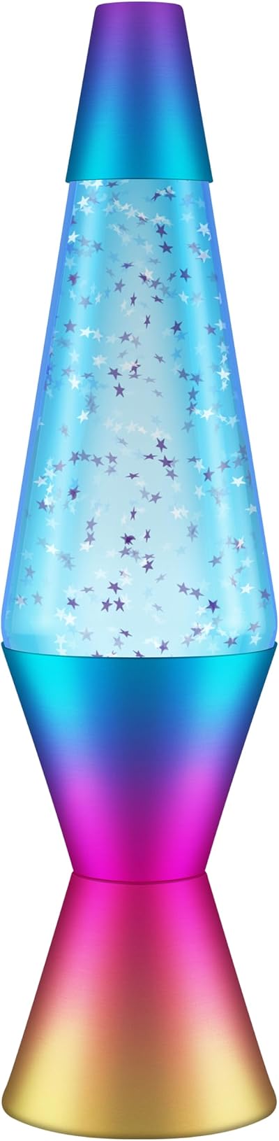 Lava Lamp Chrome Star Glitter Motion Lamp Green 14.5 in Lava Brand