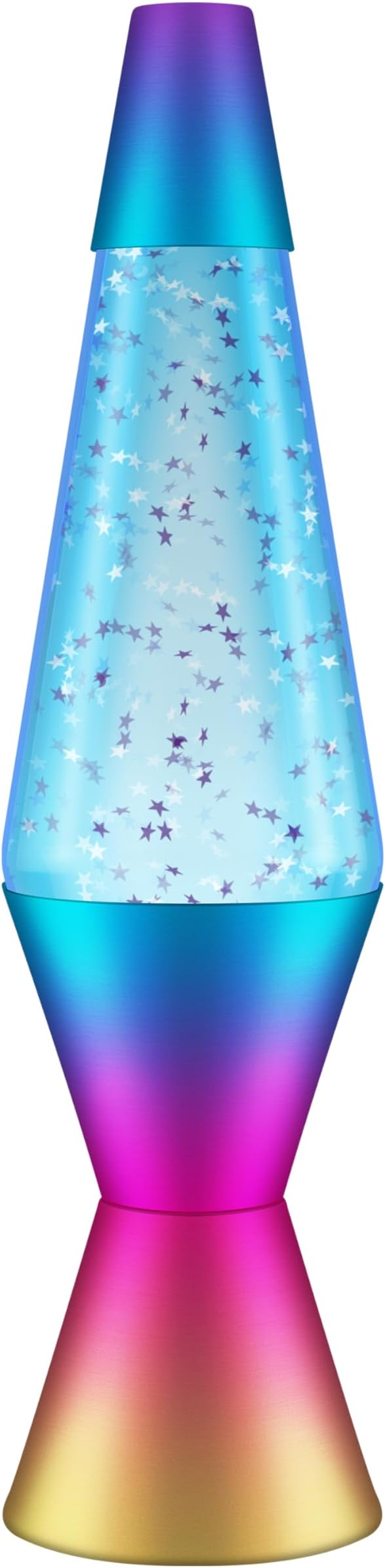 Lava Lamp Chrome Star Glitter Motion Lamp Green 14.5 in Lava Brand