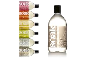 Soak Laundry Soap – No Rinse, Made in Canada, Plant-Derived Hand Wash Detergent - 375 ml / 12 fl. oz, 75+ Washes (Lacey)