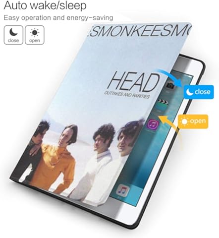 Wehoiweh The-Monkees Carcasa antiarañazos delgada y ligera con soporte ajustable, función de reposo/despertador, protección trasera para iPad Air3 10.5 iPad 7ª 10.2 talla única