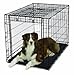 MidWest Homes for Pets Large Ovation Single Door Folding Dog Crate, 42-Inches, Space-Saving Patented Up & Away Door, Leak-Proof Pan, Divider Panel, Black
