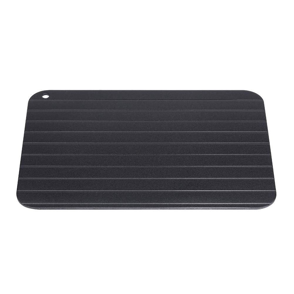 lyrlody Defrosting Tray, Thaw Board Plate Easy Thaw Board Defrosts Frozen Foods Faster, Defrosting Mat Natural Thawing for Meat and Frozen Foods 23 * 16.5 * 0.2cm