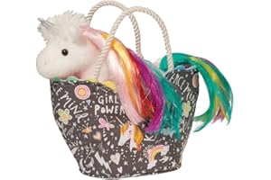 Douglas Girl Power Sassy Sak with Rainbow Unicorn Plush Stuffed Animal