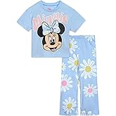 Disney Minnie Mouse Cotton T-Shirt and Leggings Outfit Set for Girls - Infant to Big Kid Sizes (12 Months - 14-16)
