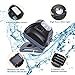 Persevere LED Headlamp Light and 4 in 1(whistle,compass, thermometer,magnifier) Brightest Headlight for Camping Hiking Running Backpacking Fishing Hunting Walking Reading - Waterproof Headlamps