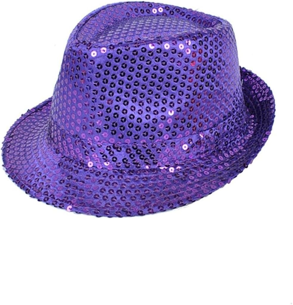 purple fedora hat mens