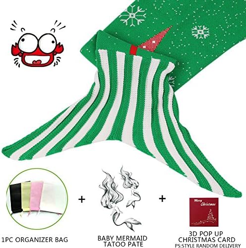 Amazing Mermaid Tail Blanket By ACRIMAX – Comfortable & Soft Design, Eco-Friendly & Hypoallergenic Material, Breath-Taking Gift Idea