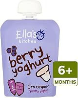 Ella's Kitchen Berry Greek Yoghurt 90g Pouch Organic Baby Snack view 6