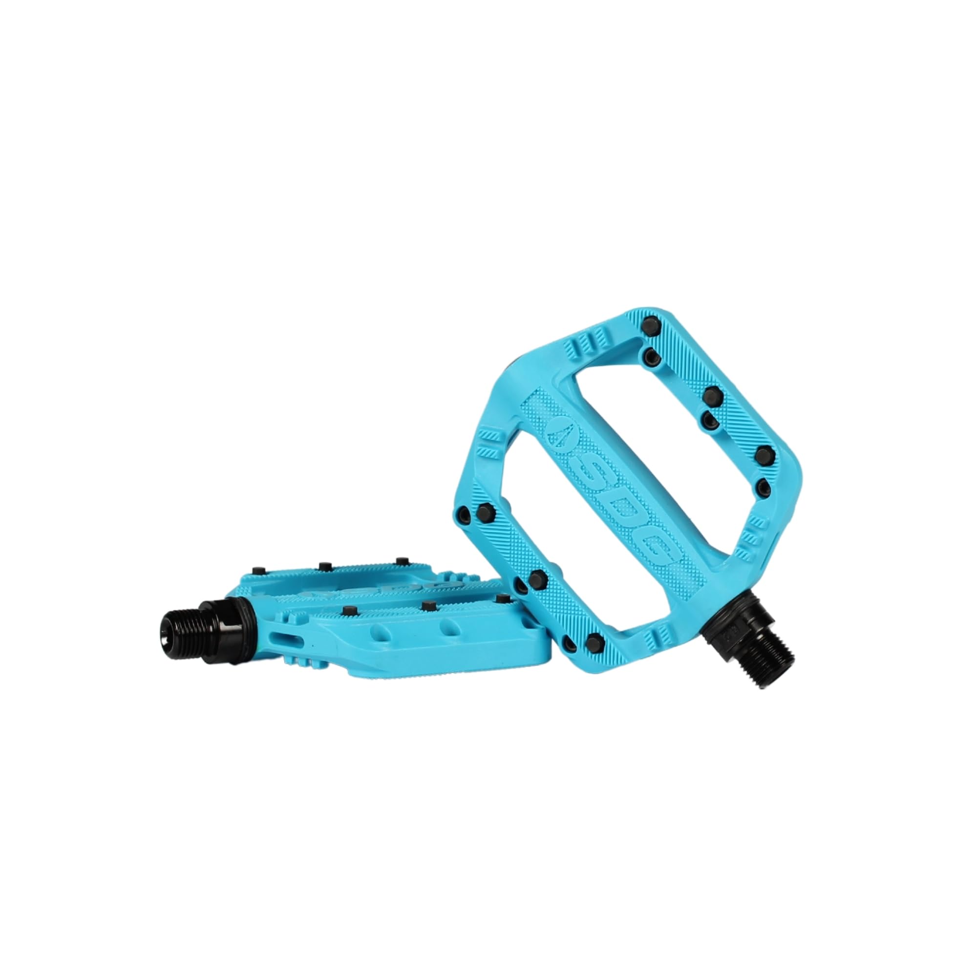 SDG Slater Junior Pedals (90 x 90) – Blue Cyan Mountain Bike Unisex Adult