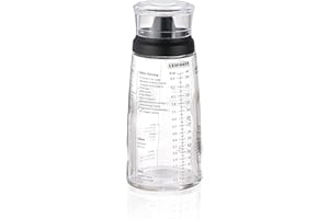 Leifheit Salad Dressing Shaker, Black/Transparent