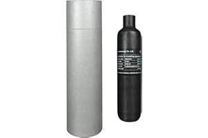 TUXING 4500Psi Pcp Air Tank 0.48L 29Cu in 480cc Carbon Fiber HPA Tank,Gas Cylinder,Paintball Hunting for PCP Air Rifle Gun Daystate and FX Thread M18 * 1.5