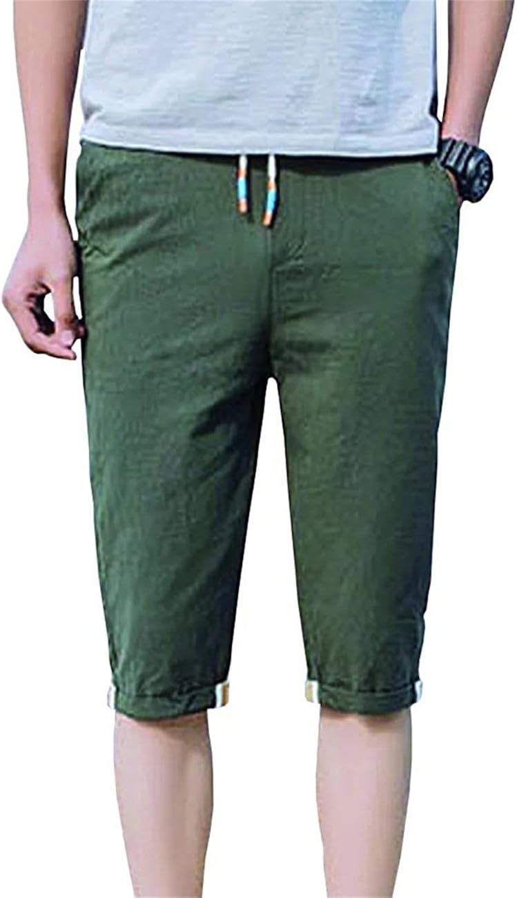 ViFi Men's Summer Over The Knee Casual Shorts at Amazon Men’s Clothing