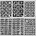 Xmasir 446 Sheet Semi Permanent Tattoo Kit with Ablum Gift,Henna Stencils Glitter Temporary Tattoos for Women Body Art Template