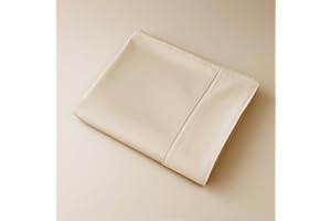 SHUNJIE.HOME Cotton Flat Sheets Only, 600 TC 100% Cotton Flat Sheet Top Sheet Only, TwinXL Flat Sheet Only 1Pcs, Cool, Breathable, Wrinkle (Beige TwinXL 1pcs)