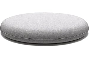 Round Chair Cushions 16 inch, Stool Cushions Round 16 Inch Upgrade Memory Foam Seat Cushion, Detachable Chair Pads with Hidde