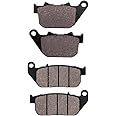 Brake Pads Front and Rear Compatible with Harley Davidson Sportster 883 1200 XL883 XL883C XL883L XL883N XL1200C XL1200L XL1200N XL1200V XL1200X