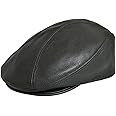 Genuine Made in The USA Leather Ivy Flat Cap