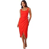 Petal & Pup Womens Misty Wrap Midi Dress
