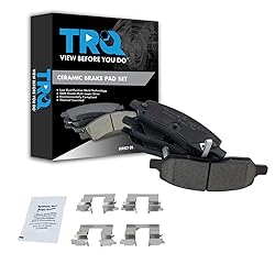 TRQ Rear Brake Pads Ceramic Compatible with