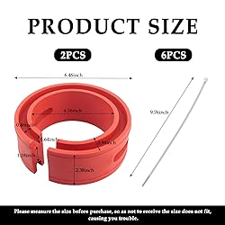 2PCS Front-Rear Coil Spring Spacer for