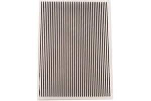 LZBRDY 4.1 by 5.7 Inches Straight Line Decoration Plastic Embossing Folders for Card Making Scrapbooking Christmas Album Decors