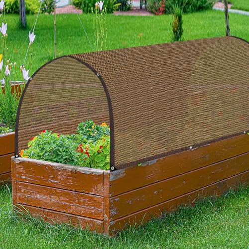 Shade Netting, Sun Protection Net 80% UV Shade Fabric, Windproof Greenhouse Shade Cloth for Plant Cover/Greenhouse/Garden/Pergola/Patio Lawn/Pet House
