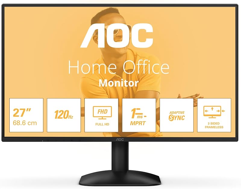 27B31H 27 Zoll FHD Monitor, 120Hz, IPS Panel, 4ms GtG, (1920x1080 HDMI 1x 1.4) Schwarz