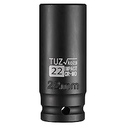 TUZkozs 1/2-Inch Drive 22mm Deep Impact Socket with