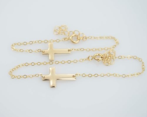 mother daughter cross necklace