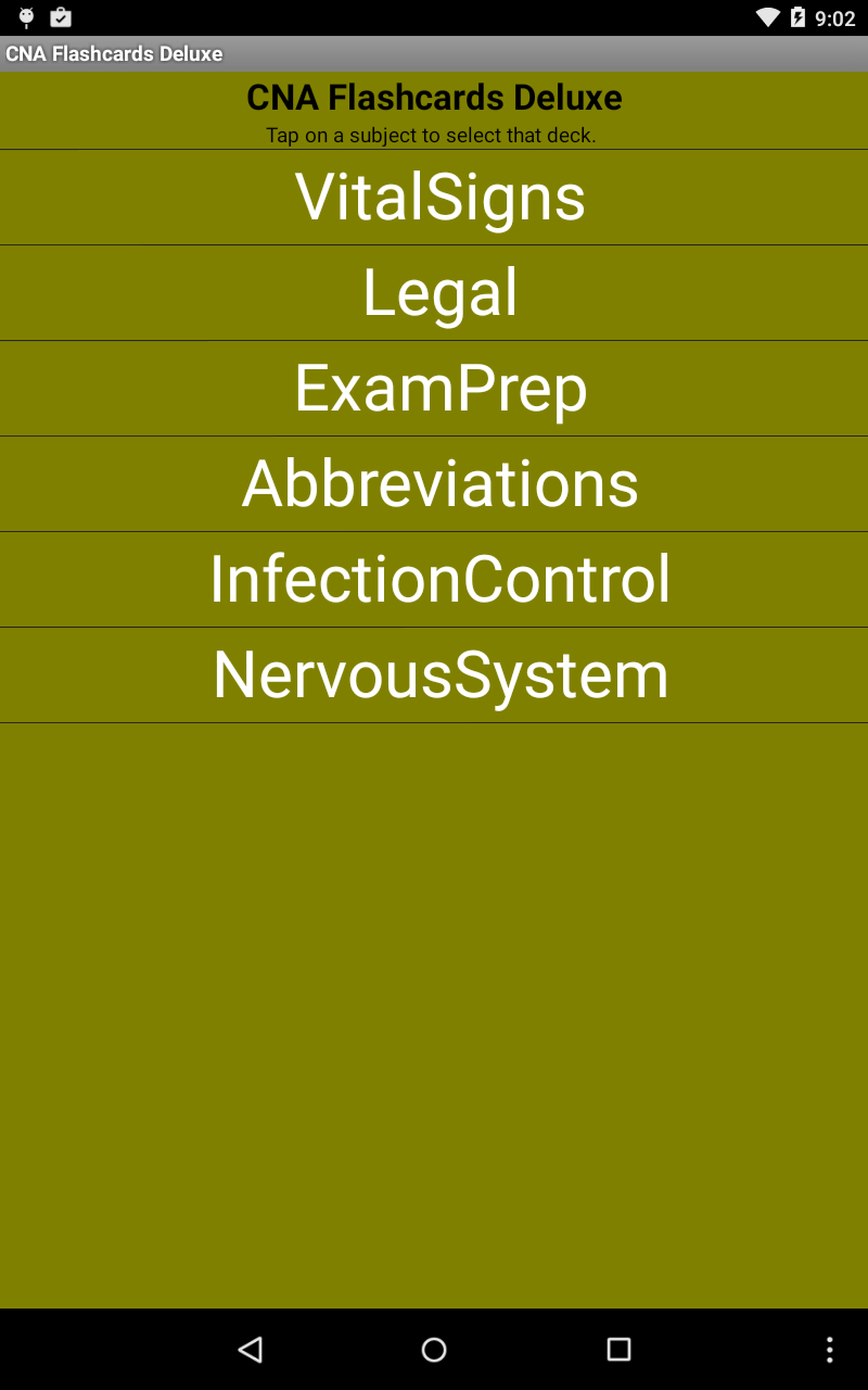 CNA Flashcards for Android