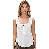 Free People Womens Care Bryson Henley Tank