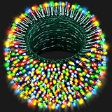 403ft 1000 LED String Lights Outdoor Christmas