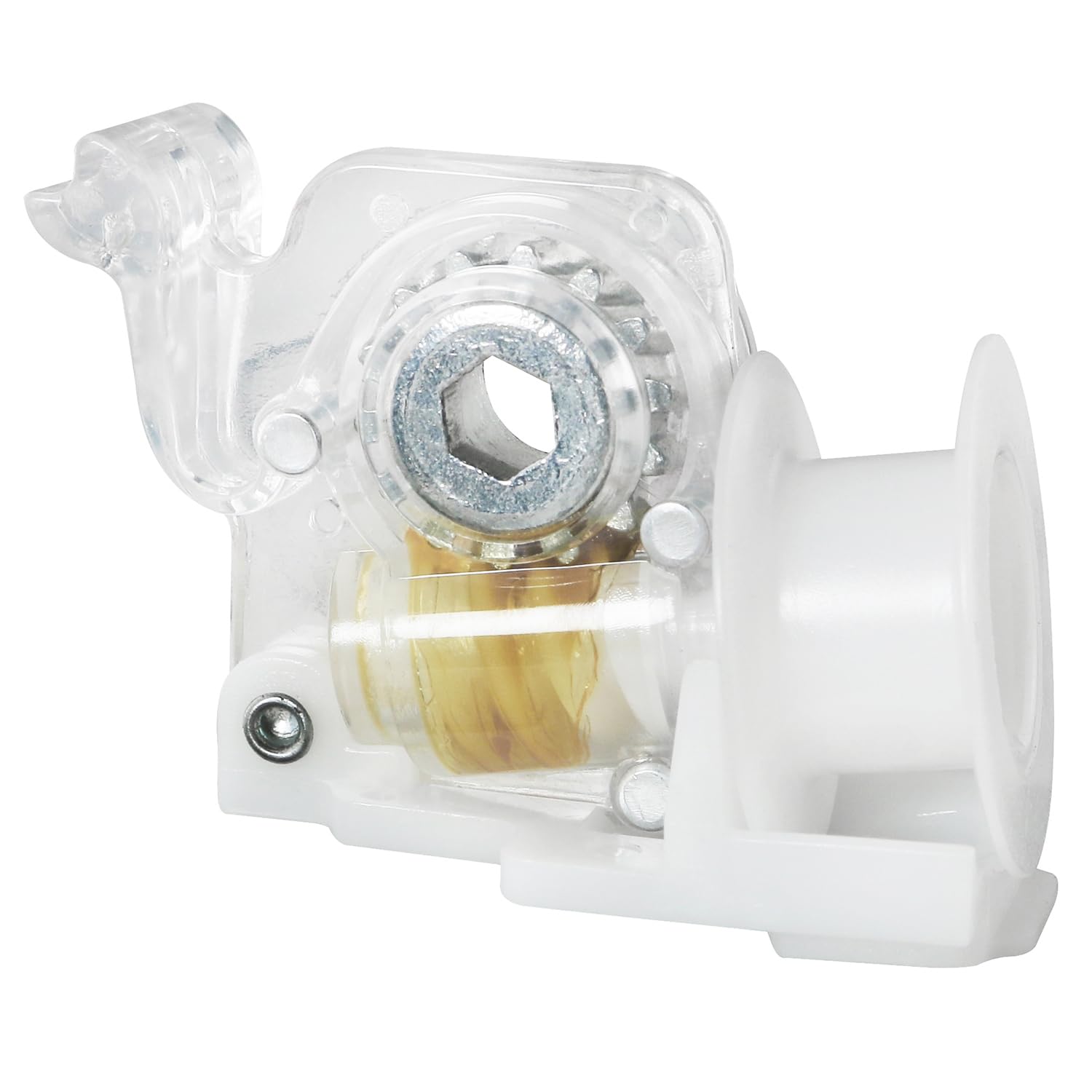 ZZLZX Tilt Mechanism for Hexagonal Rod Horizontal Blinds with Transparent Thin Line and Curtain Accessories