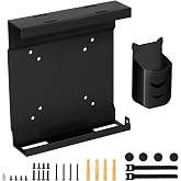 Mount for Dell Micro PC Wall VESA and Under Desk Mount for Dell OptiPlex MFF 7050 7080 5070 7020 7060 7090 7010 3060 3050 for Dell Pro Micro QCM1250 Business Mini PC Mounting Bracket with Pen Holder