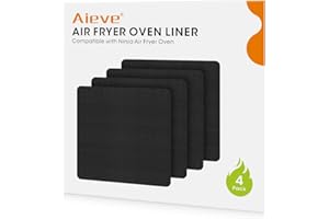 Aieve Air Fryer Oven Liners, Non-stick Mat Baking Compatible with Ninja Foodi SP101 SP201 SP301 Fry Toaster Microwave