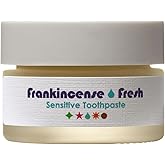 Living Libations - Organic Frankincense Fresh Sensitive Toothpaste | Natural, Wildcrafted Clean Beauty (0.5 oz | 15 mL)