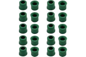 RURBRIN (20 PCS) R134A Rubber Gasket Fit for Air Conditioning Refrigeration Charging Hose O-Ring Repair Kit,Compatible with R410A Adapter 1/4" Thread Charging Hose