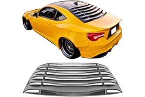 Window Louver Fits 2013-2017 Scion FR-S Subaru BRZ | Black Rain Sun Guard Wind Deflector Visors by IKON MOTORSPORTS | 2014 20