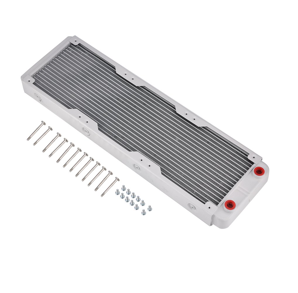 Aluminum Radiator, Heat Sink Computer Water Cooling Liquid Heat Exchanger, for Beauty Equipment, Air Purifier, 3D Printing Equipment(360mm)