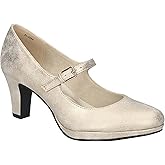 Easy Street Women's Zest Pump, Soft Gold, 7.5 Narrow