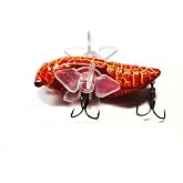 East Rain Cicada Propeller Hard Lure, Topwater ABS Bait | 2.95in/0.54oz, rotating spin propeller. River, lake, stream for perch, bass, catfish, trout, pike.