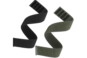 Olytop Fenix 7S / Fenix 6S / Fenix 5S / Instinct 2S Watch Bands, 20mm Hook & Loop Quick Dry Nylon Sport Wristband Replacement Strap for Garmin 6S Pro/6S Sapphire,Descent Mk2S,Fenix 5S Plus