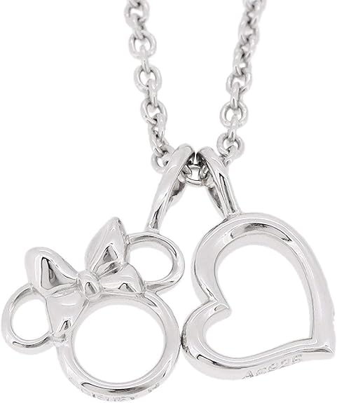 Amazon ディズニー Disney 特 別 仕 様 ミッキーマウス シルバー 925 ネックレス レディース 公式 ライセンス アクセサリー シンプル ネックレス 通販