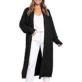 LILLUSORY Long Cardigan Sweaters for Women Fall Trendy Oversized Open Front Winter Coat