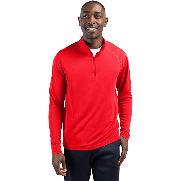 League Outfitters Men's B-Core 1/4 Zip - Black XS at Amazon Men's