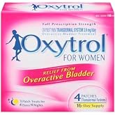 Oxytrol Women Overactive Bladder Transdermal Oxybutynin Patch, 4 ct