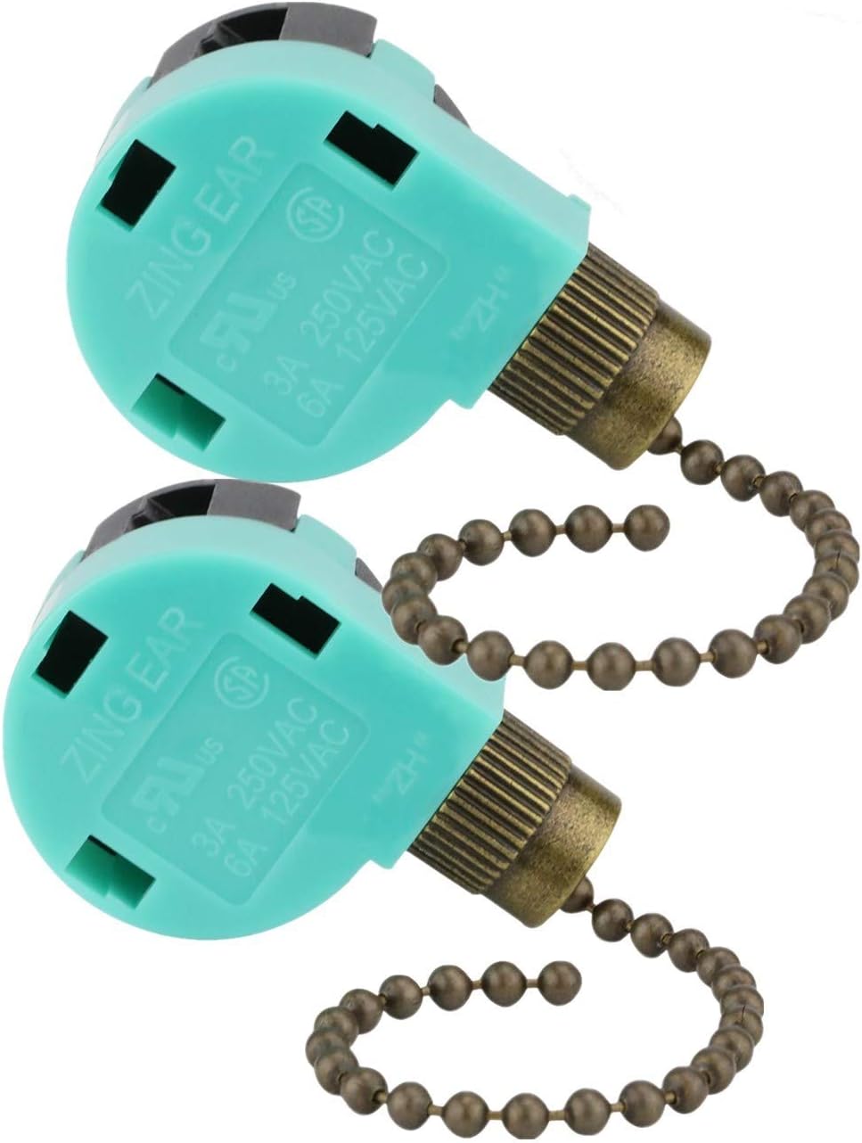 Ceiling Fan Switch Zing Ear Fan Switch ZE-268s6 ZE Fan Control Switch 4 Wire Fan Switch Controls - - 