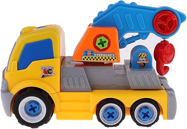 Amazon 全9色 子供 幼児のため Diy車おもちゃ トラック模型 ビルディング車 トレーラー ミニカー ダイキャストカー おもちゃ