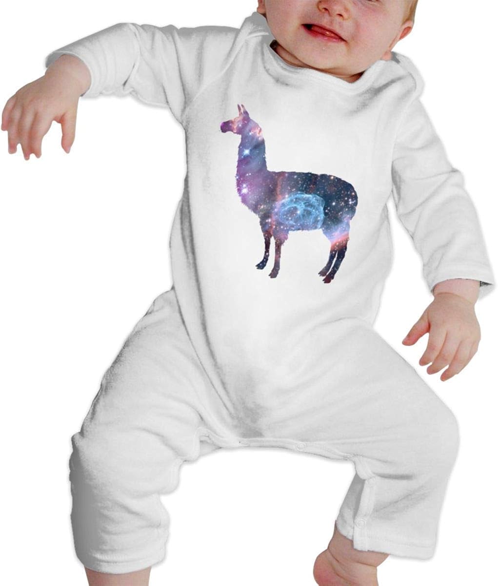 Moniery Space Llama Long Sleeve Onesies Bodysuits for Baby Boy Amazon
